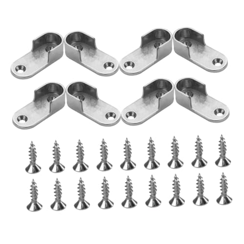UKCOCO Kleiderstangenhalter Für Schrank Kleidungshalterung Mit Flachem Design Vielseitig Einsetzbar Für Zuhause Und Gewerbe Einfache Installation Schrauben Für Kleider Und Handtücher von UKCOCO