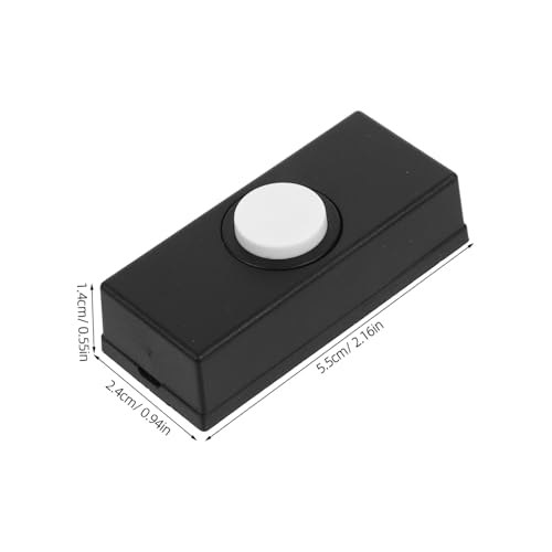 UKCOCO Klingeltaster Vintage Stil Robuster Türgong Schalter für Außen Klarer Glockenton Dekorativer Wand Klingelknopf Langlebiger Türklingel Druckknopf für Hauseingang von UKCOCO
