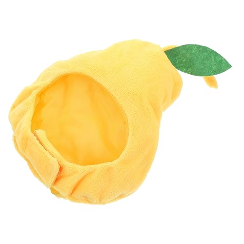 UKCOCO Kreative Leichte Plüsch Katzenkopfbedeckung im Birnenform Design Verschleißfester Atmungsaktiver Haustierhut für Kleine Hunde und Katzen als Geburtstagskostüm und Party Accessoire UKCOCO Kreative Leichte Plüsch Katzenkopfbedeckung im Birnenform Design Verschleißfester Atmungsaktiver Haustierhut für Kleine Hunde und Katzen als Geburtstagskostüm und Party Accessoire von UKCOCO