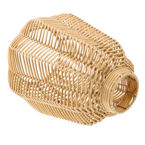 UKCOCO Lampenschirm Aus Rattan-imitat Für Pendelleuchten Leuchtenschirm Aus Gewebtem Kunststoff Und Rustikaler Lampenschirm Für Hängelampen Und Deckenleuchten UKCOCO Lampenschirm Aus Rattan-imitat Für Pendelleuchten Leuchtenschirm Aus Gewebtem Kunststoff Und Rustikaler Lampenschirm Für Hängelampen Und Deckenleuchten von UKCOCO