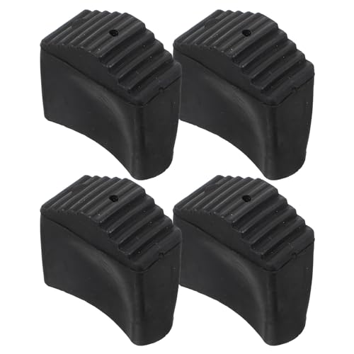 UKCOCO Leiterfußabdeckungen: Leiter-Anti-Rutsch-Fußabdeckung Verlängerung Zusammenklappbare Leiterbeinabdeckungen Gummiabdeckung Für Den Austausch Von Verlängerungsleitern 2 X 4 Cm 4 pcs von UKCOCO