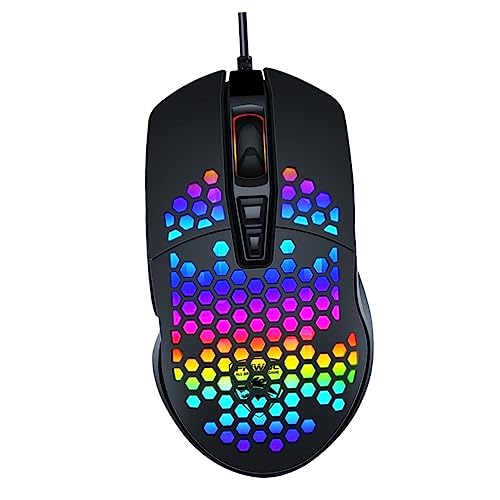 UKCOCO Lumineszierende Für Pc Mit Kabel Gaming- Für Desktop-Computer Kreative Spielmaus Für Laptop Strapazierfähig Und Installieren von UKCOCO