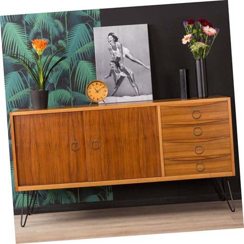 UKCOCO Massiver Messing Möbelgriff Ringform Vintage Kommode Schrankgriff Schubladengriff Einfach zu Montieren Langlebig Eleganter Stil für Wohnmöbel von UKCOCO