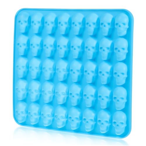 UKCOCO Mini Schädel Silikon Backform Fach für Halloween DIY Kekse und Süßigkeiten Flexible Langlebige Antihaftform Lebensmittelecht Geeignet für Kuchen Kekse Gebäck und Heimgebrauch UKCOCO Mini Schädel Silikon Backform Fach für Halloween DIY Kekse und Süßigkeiten Flexible Langlebige Antihaftform Lebensmittelecht Geeignet für Kuchen Kekse Gebäck und Heimgebrauch von UKCOCO