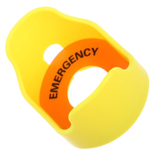 UKCOCO Not Aus Schutzabdeckung Stop Shield Cover Notknopf Schutzkappe für Not Aus Schalter Robust Umweltbeständig Präzise Gefertigt für Industrielle von UKCOCO