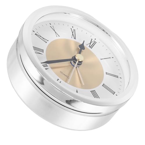 UKCOCO Quarzuhr Innenhaube Vintage Analoguhr Holzwanduhr Wecker Uhr für den Schreibtisch Retro-Pendel Schreibtisch Tischuhr Gegenuhr Tischuhren fürs Büro Metall Silver UKCOCO Quarzuhr Innenhaube Vintage Analoguhr Holzwanduhr Wecker Uhr für den Schreibtisch Retro-Pendel Schreibtisch Tischuhr Gegenuhr Tischuhren fürs Büro Metall Silver von UKCOCO