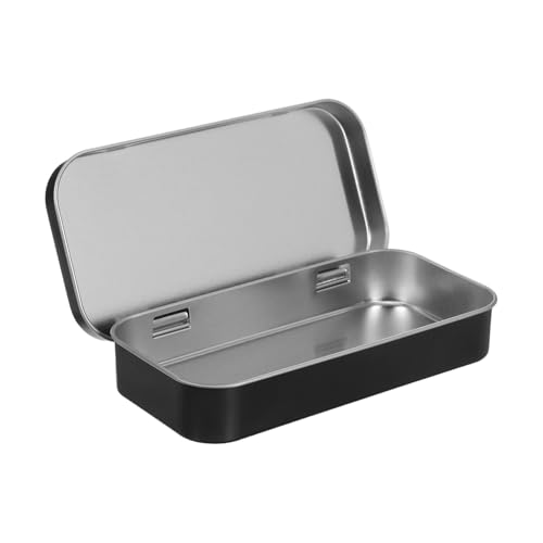 UKCOCO Rechteckige Hinged Dose mit Deckel Mini Tragbare Aufbewahrungsbox für Schmuck Bastelbedarf und Bürobedarf Langlebig und Pflegeleicht UKCOCO Rechteckige Hinged Dose mit Deckel Mini Tragbare Aufbewahrungsbox für Schmuck Bastelbedarf und Bürobedarf Langlebig und Pflegeleicht von UKCOCO