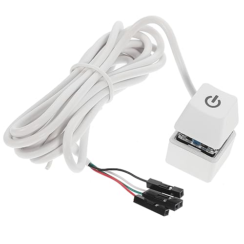 UKCOCO 1.65m Externer Pc Netzschalter Mit Kabel Praktischer Desktop Power Button Für Pc-gehäuse Installieren Robust Und Langlebig Für Gaming Und Büro UKCOCO 1.65m Externer Pc Netzschalter Mit Kabel Praktischer Desktop Power Button Für Pc-gehäuse Installieren Robust Und Langlebig Für Gaming Und Büro von UKCOCO
