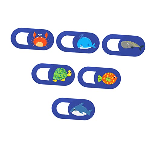 UKCOCO 2 Sets Webcam-Abdeckung Mit Meerestier-Muster Selbstklebende Laptop-Folie Mit Sichtschutz Aus Abs-Material 6 Stück * 2 UKCOCO 2 Sets Webcam-Abdeckung Mit Meerestier-Muster Selbstklebende Laptop-Folie Mit Sichtschutz Aus Abs-Material 6 Stück * 2 von UKCOCO