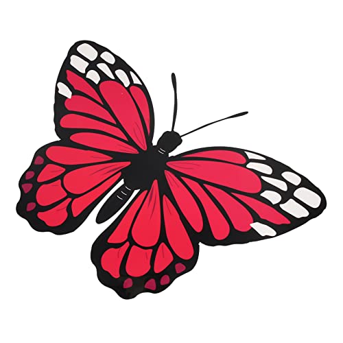 UKCOCO Schmetterling Selbstklebender Wandaufkleber Deckendekoration Schmetterlinge Wanddekoration Entfernbare Aufkleber Schmetterlinge Dekor Wand h Dreidimensional Papier 3d Wandgemälde von UKCOCO