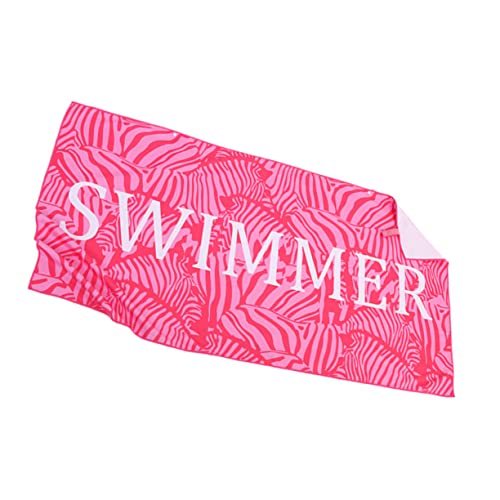 UKCOCO Schnelltrocknendes Mikrofaser Strandtuch mit Aufdruck Tragbares Saugfähiges Sommer Handtuch für Outdoor Leichtes Faltbares Badetuch für Strand und Schwimmen von UKCOCO
