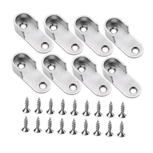 UKCOCO Schrankrohrhalter Flachrohr Design Stabiler Kleiderstangen Halter für Kleiderschrank Einfach zu Montieren Vielseitig für Zuhause und Gewerbe Geeignet UKCOCO Schrankrohrhalter Flachrohr Design Stabiler Kleiderstangen Halter für Kleiderschrank Einfach zu Montieren Vielseitig für Zuhause und Gewerbe Geeignet von UKCOCO