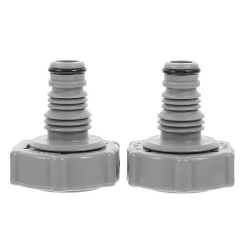 UKCOCO Schwimmbad-Vakuumschlauchadapter, grau, 32 mm, Rohrverbinder, Pool-Schlauchverbindung, kompatibel mit Bestway P6h1419, 2 Stück von UKCOCO