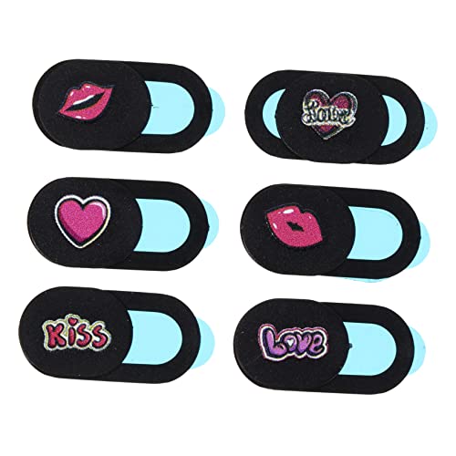 UKCOCO Sichtschutz Webcam Privacy Blocker Laptop-Aufkleber Clip auf Webcam Webcam-Folie Webcam-Abdeckfolie für Computer Webcam-Abdeckfolie für Desktop Webcam-Abdeckung Abs Colorful von UKCOCO