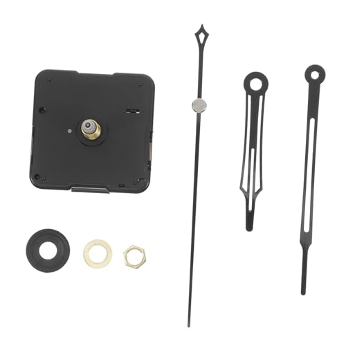 UKCOCO Silent Quartz Uhrwerk Wanduhren Ersatzmechanismus Kit Dicke Schaftlänge DIY Reparatur Uhrwerk mit Zeigern Präzise Zeiteinstellung Einfache Montage von UKCOCO