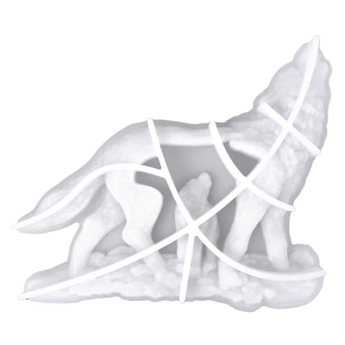 UKCOCO Silikonform Wolf DIY Silikon Gießform Langlebig Reißfest Waschbar Flexibel für Wanddekoration Bastelgeschenk Kreative Harzkunst UKCOCO Silikonform Wolf DIY Silikon Gießform Langlebig Reißfest Waschbar Flexibel für Wanddekoration Bastelgeschenk Kreative Harzkunst von UKCOCO