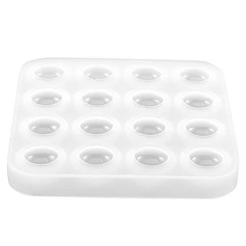 UKCOCO Silikonform für Go Spielsteine Flexible Transparente DIY Gussform Rundes Design Geeignet für Epoxidharz und Harz Kreative Bastelform für Freizeit und Familienspiele von UKCOCO