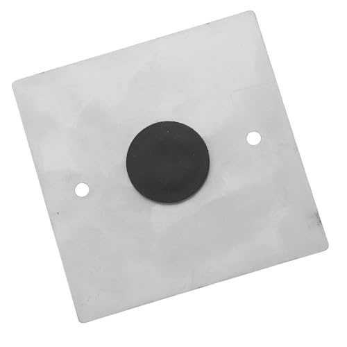 UKCOCO Steckdosenabdeckung Robuste Lichtschalter Abdeckplatte mit Schrauben Langlebiger Schutz für Ungenutzte Elektrische Steckdosen Einfache Installation Modernes Design von UKCOCO