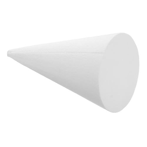 UKCOCO Styropor Schaumkegel für DIY Handwerk Modellierung Kreative Kuchen Übung Fondant Dekoration Übungsmodell für Anfänger und Fortgeschrittene UKCOCO Styropor Schaumkegel für DIY Handwerk Modellierung Kreative Kuchen Übung Fondant Dekoration Übungsmodell für Anfänger und Fortgeschrittene von UKCOCO