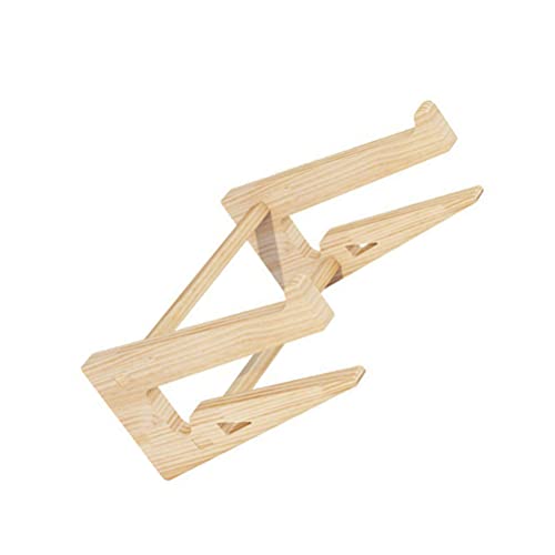 UKCOCO 1stück Praktischer Laptop Stand Aus Holz Höhenverstellbarer Laptop Halter Für Schreibtisch Für Notebooks Mit Natürlicher Belüftung Und Rutschfestem Design von UKCOCO