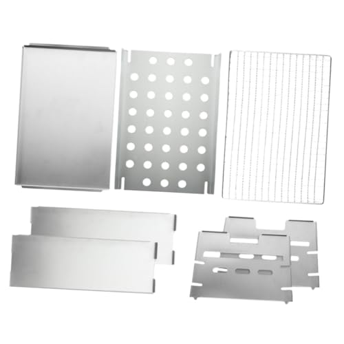 UKCOCO Tragbarer Holzkohlegrill aus Robustem und Leicht für Camping Picknick und Outdoor Barbecue Einfach zu Bedienen und Langlebig für und Gartennutzung UKCOCO Tragbarer Holzkohlegrill aus Robustem und Leicht für Camping Picknick und Outdoor Barbecue Einfach zu Bedienen und Langlebig für und Gartennutzung von UKCOCO