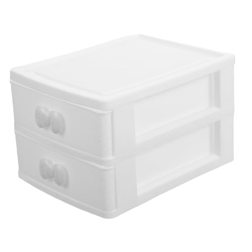 UKCOCO Transparente Desktop Aufbewahrungsbox mit Kunststoff Organizer für Kosmetik und Kleinteile Platzsparend Leicht und Funktional für Schminktisch und Büro von UKCOCO