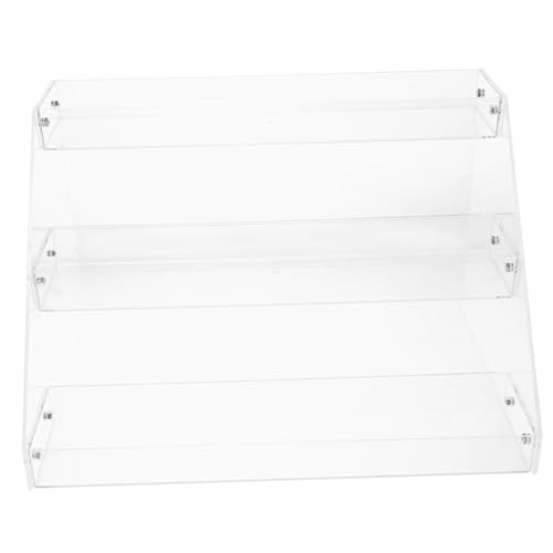 UKCOCO Acrylregale Für Getränke Mehrschichtiges Getränke-Snack-lagerregal Und Langlebig Stufenförmig Gestaltet Übersichtliche Anzeige Für Geschäfte Oder Büros von UKCOCO