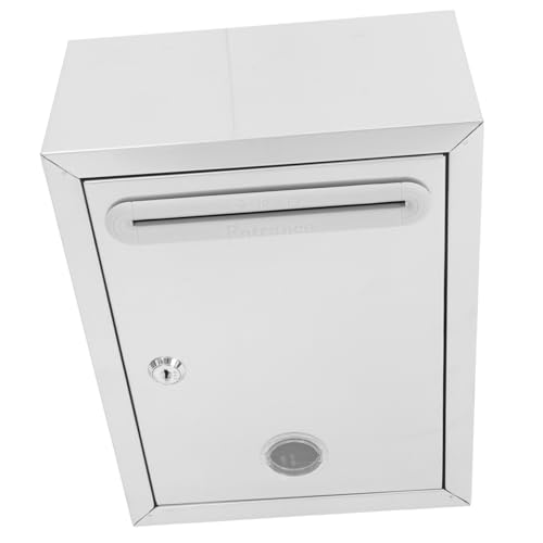 UKCOCO Wandmontierbare Metall Spendenbox mit Schloss Wiederverwendbare Vorschlagsbox für Briefe und Spenden aus Robustem Installieren Vielseitig Einsetzbar für Büro und Veranstaltungen UKCOCO Wandmontierbare Metall Spendenbox mit Schloss Wiederverwendbare Vorschlagsbox für Briefe und Spenden aus Robustem Installieren Vielseitig Einsetzbar für Büro und Veranstaltungen von UKCOCO