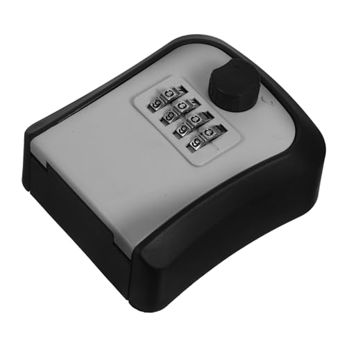 UKCOCO Wandmontierte Schlüsselbox mit Stelligem Zahlenschloss Wetterfeste Schlüsselsafe Einfache Installation Kombinierbar Sicherer Aufbewahrungsort für Haustür und Autoschlüssel von UKCOCO