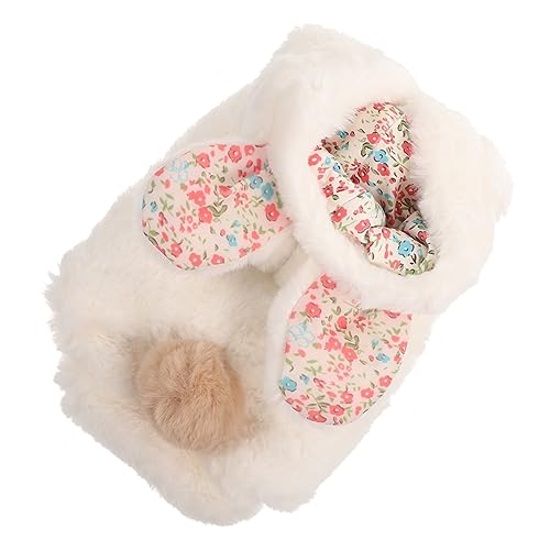 UKCOCO Warmer Hundemantel aus Baumwolle mit Süßem Hasen Winddicht und Atmungsaktiv für Kleine Hunde im Herbst und Winter für und Outdoor Aktivitäten UKCOCO Warmer Hundemantel aus Baumwolle mit Süßem Hasen Winddicht und Atmungsaktiv für Kleine Hunde im Herbst und Winter für und Outdoor Aktivitäten von UKCOCO