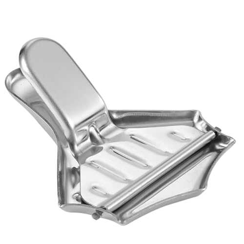 UKCOCO Metall Zitronenpresse Manuelle Saftpresse für Zitrusfrüchte Rostfrei Handpresse Ergonomisch mit Ausgießer für Küche und Bar von UKCOCO