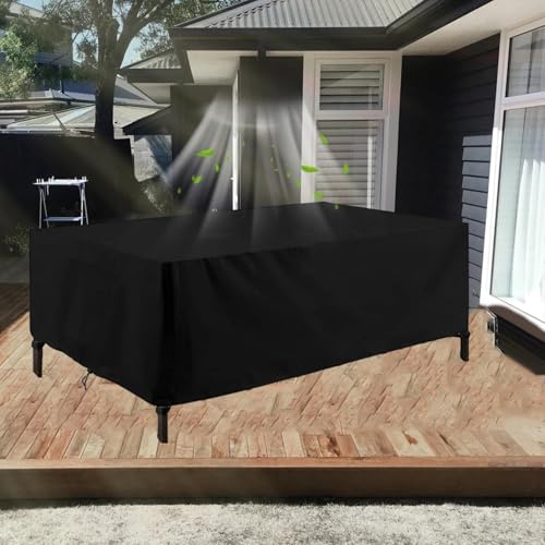 UKIXOM Abdeckhaube Gartenmöbel, Rechteckig Abdeckungen für Gartenmöbel, 140x55x90cm/LxWxH Multi Größe wasserdichte Schutzhülle Anti-UV mit Zugkordel UKIXOM Abdeckhaube Gartenmöbel, Rechteckig Abdeckungen für Gartenmöbel, 140x55x90cm/LxWxH Multi Größe wasserdichte Schutzhülle Anti-UV mit Zugkordel von UKIXOM