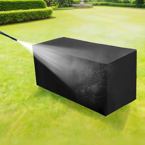 UKIXOM 275x135x90cm/LxWxH Gartenmöbel Abdeckung, Wasserdicht atmungsaktiv und UV-stabilisiert Winddicht Winterfest Staubdicht 600D Oxford Stoff Schutzhülle Gartentischabdeckung UKIXOM 275x135x90cm/LxWxH Gartenmöbel Abdeckung, Wasserdicht atmungsaktiv und UV-stabilisiert Winddicht Winterfest Staubdicht 600D Oxford Stoff Schutzhülle Gartentischabdeckung von UKIXOM