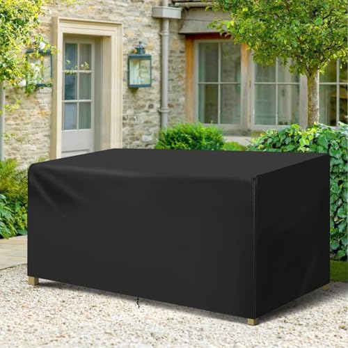 UKIXOM Abdeckung für Gartenmöbel, Abdeckplane Wasserdicht UV-beständig, 125x85x85cm/LxWxH 600D Oxford Stoff Abdeckung mit verstellbarem Band, für Loungemöbel Möbelsets UKIXOM Abdeckung für Gartenmöbel, Abdeckplane Wasserdicht UV-beständig, 125x85x85cm/LxWxH 600D Oxford Stoff Abdeckung mit verstellbarem Band, für Loungemöbel Möbelsets von UKIXOM