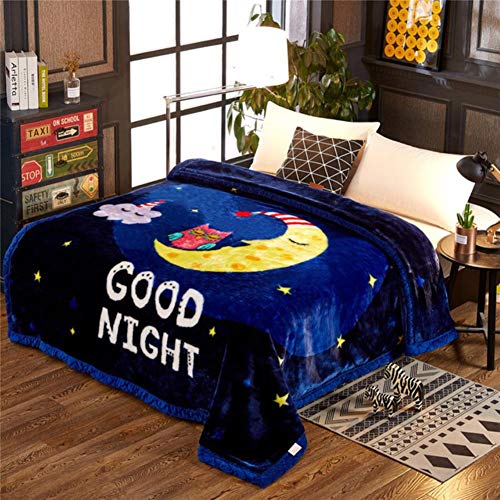 UKKD Decke Blumen Rote Decke Rascheldecke Wintergeschenk Verdickte Doppelschichtdecke Super Weiche Dicke Wurfdecke von UKKD