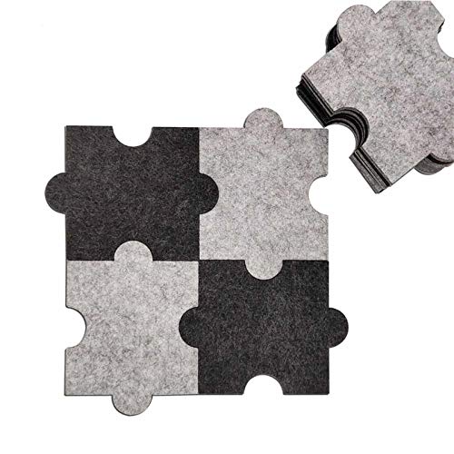 UKKD Untersetzer Visual Touch 6 Stücke Set Filz Polyester Puzzle Tasse Matte Puzzle Getränk Untersetzer Bierkaffee Tischsemat Tischdekorationen-Puzzle Mixed UKKD Untersetzer Visual Touch 6 Stücke Set Filz Polyester Puzzle Tasse Matte Puzzle Getränk Untersetzer Bierkaffee Tischsemat Tischdekorationen-Puzzle Mixed von UKKD