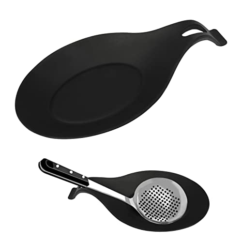 Silikon Löffelablage,Kochlöffelablage aus Silikon Küche,Mandelform Küchenhelfer Ablage für Schöpfkellen, Zangen, Spatel, Herd Löffelhalter, Topfdeckelhalter, Spülmaschinenfest Silikon Löffelablage,Kochlöffelablage aus Silikon Küche,Mandelform Küchenhelfer Ablage für Schöpfkellen, Zangen, Spatel, Herd Löffelhalter, Topfdeckelhalter, Spülmaschinenfest von UKOFEW