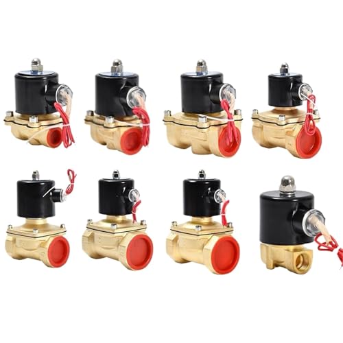 1/4'' 3/8'' 1/2'' 3/4'' Electric Solenoid Water Valve Normally Closed Pneumatic On-off Valve 220V 110V DC24V For Water Oil Gas(DC12V,DN25) von UKWYMIDKS