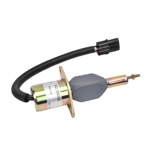 12V 24V 3928161 Genset Engine Fuel Shutdown Stop Solenoid Valve Flameout Fuel Cutting Valve Control Switch Generator Parts(24V) von UKWYMIDKS