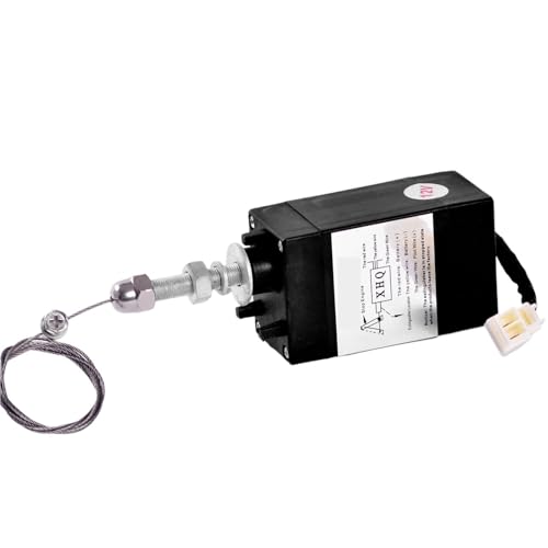 12V 24V Diesel Engine Electronic Flameout Control Fuel Cut-off Parking Shutdown Marine Generator Solenoid Valve(12V) von UKWYMIDKS