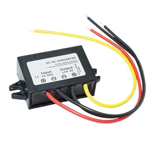 15-50V 15-80V to 12V 1A 2A 3A 5A Voltage Converter DC Power Adapter Converter Heavy Duty Transformer for Car Truck Vehicle Boat(12V 1A) von UKWYMIDKS