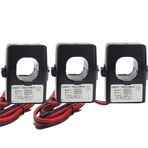 3PCS Split Core Current Transformer Clamp CT Sensor KCT-24 Current Sensor 100A 200A 300A 400A CT(3PCS 100 (5A)) von UKWYMIDKS