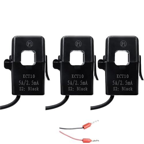 3PCS Split Core Current Transformers Single Phase CTS With mA Output KCT10 5A-75A(3PCS 10A 10mA) von UKWYMIDKS
