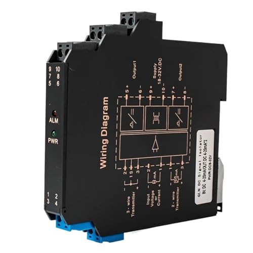 4-20mA Signal Converter to 0-10V 0-5V 1-5V Analog Signal Isolator 1 In 1 Out 1 In 2 Out DC Current Voltage Signal Transmitter(Input 1-5V,1 In 1 Out) von UKWYMIDKS
