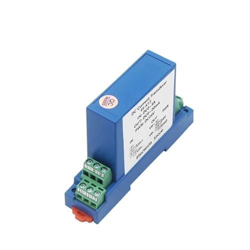 AC DC Current Sensor DC 0-10A 5A Input 0-10V 4-20mA Output Analog Signal Converter DC24V/220V DC Current Transmitter(0-20mA Output,DC 0-10A) von UKWYMIDKS