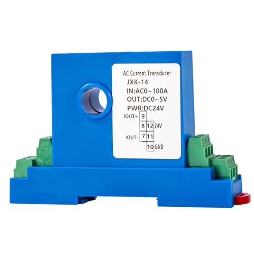 AC DC Current Transmitter 0-10A 0-20A 0-50A 0-150A Current Sensor 4-20mA 0-10V 0-5V RS485 Relay AC DC Current Transducer(DC 0-20A,Output 0-10V) von UKWYMIDKS