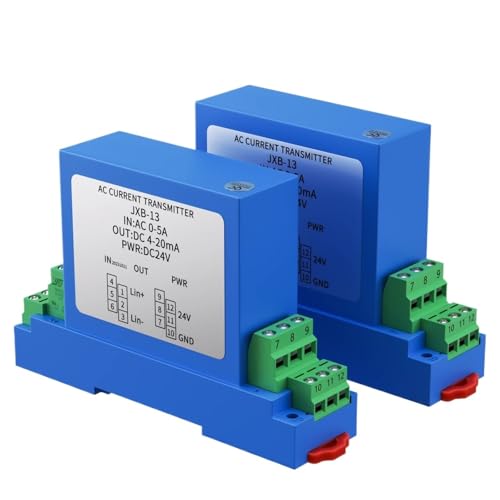 AC Voltage Transmitter 1000V 0-10V 4-20mA DC24V Power Supply DC Voltage Sensor Signal Converter(0-10V Output,AC0-500V) von UKWYMIDKS
