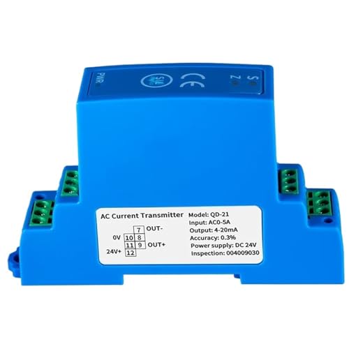 Current Transducer Transmitter 0-1A 0-2A 0-5A 0-10A AC Current Sensor 4-20mA 0-10V 0-5V RS485 DC Current Transmitter Converter(Input DC 0-2A,Output 0-10V) von UKWYMIDKS