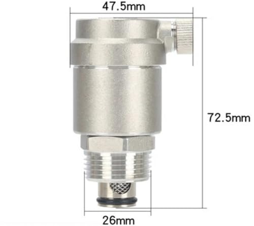 DN15/20/25 1/2" 3/4" 1" BSP Male 304 Stainless Automatic Air Vent Safety Release Pressure Relief Valve Pipeline Water Heating(3l4 BSPT DN20 L-72mm) von UKWYMIDKS