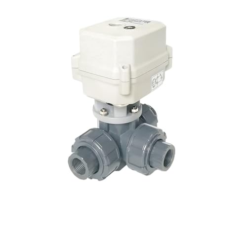 DN20 3 Way Chemical-Resistant Electric Valve 3/4" Motorized Valve with signal feedback certified(BSP THREAD_CR202) von UKWYMIDKS